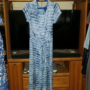 Girl's striped jumpsuit